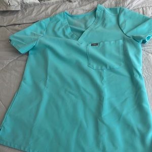 Neon blue Figs Scrubs